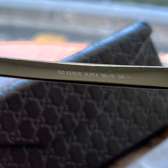 GUCCI gg 4249/s mirrored cat eye sunglasses - Picture 4 of 7